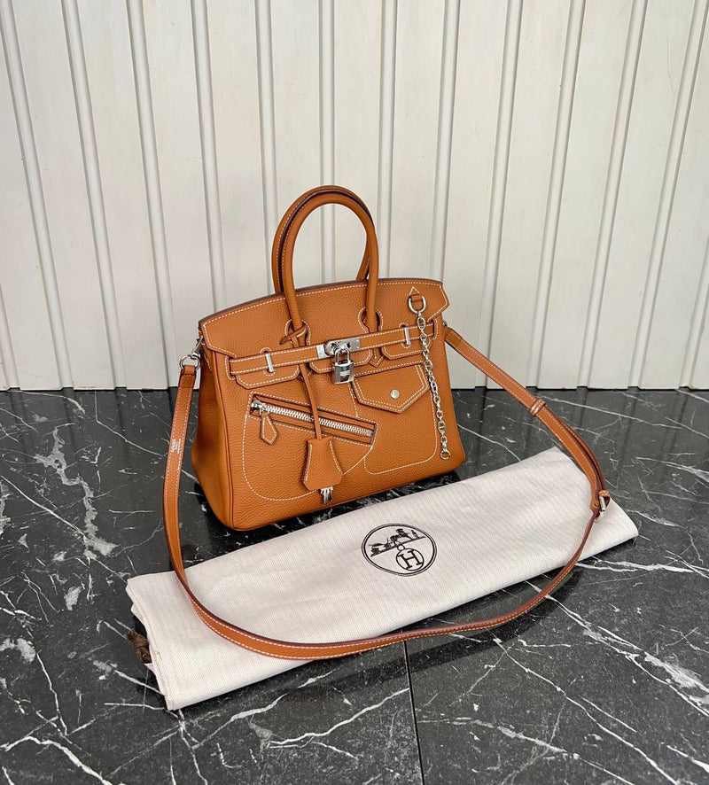 Hermes Rock Birkin Togo Leather Bag 25 cm