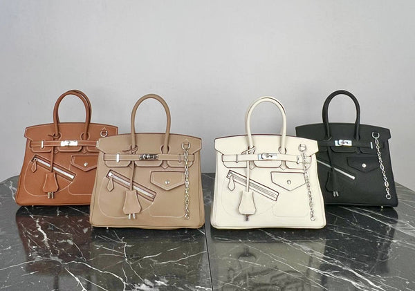Hermes Rock Birkin Togo Leather Bag 25 cm