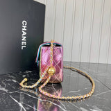 Chanel 1.75 Chain Patent Leather Bag