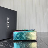 Chanel 1.75 Chain Patent Leather Bag