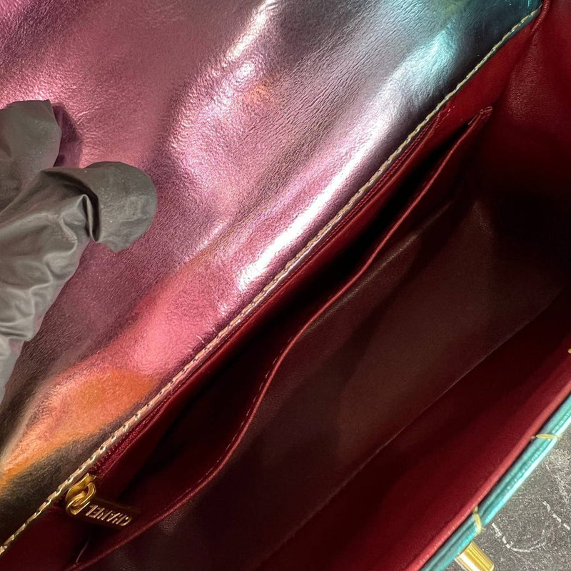 Chanel 1.75 Chain Patent Leather Bag