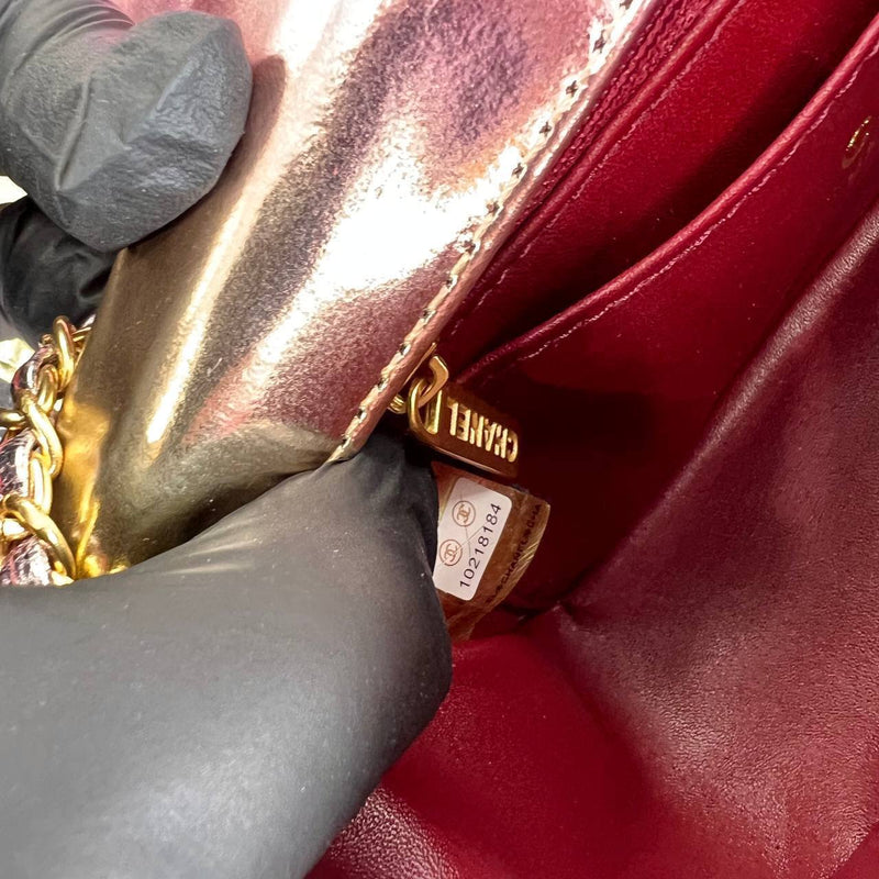 Chanel 1.75 Chain Patent Leather Bag
