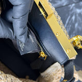 Fendi Peekaboo Small Raffia Bag