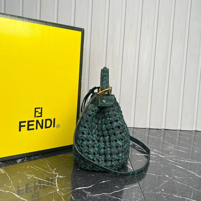 Fendi Peekaboo Small Canvas Bag