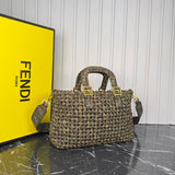 Fendi Peekaboo Canvas Tote Bag