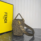 Fendi Peekaboo Canvas Tote Bag
