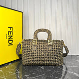 Fendi Peekaboo Canvas Tote Bag