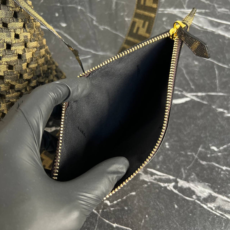 Fendi Peekaboo Canvas Tote Bag