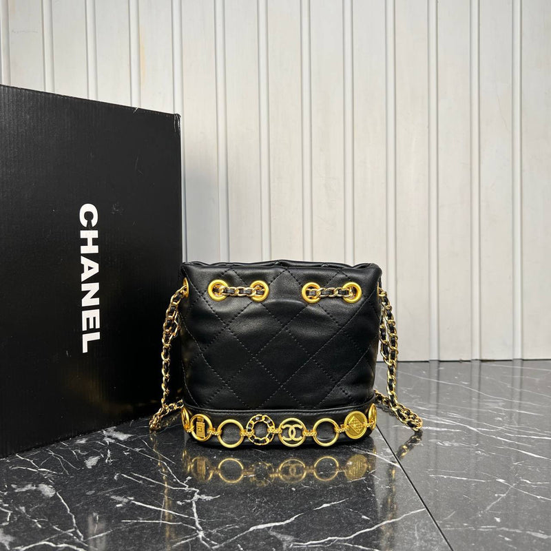 Chanel Chain Bucket Bag