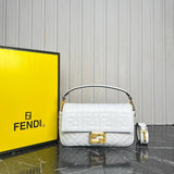 Fendi Baguette Bag with Embossed Leather