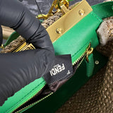 Fendi Peekaboo Small Raffia Bag