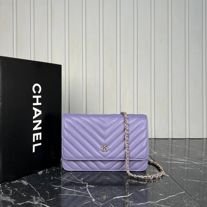 Chanel Classic Wallet on Chain