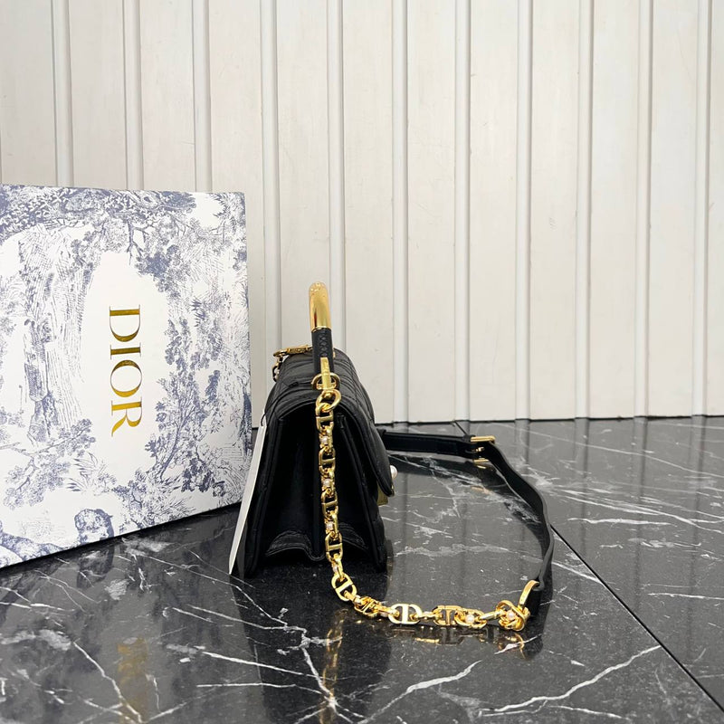 Christian Dior Oblique Top Handle Bag Small