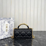 Christian Dior Oblique Top Handle Bag Small