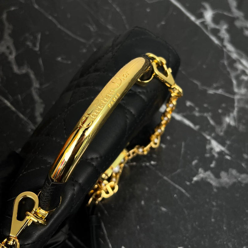 Christian Dior Oblique Top Handle Bag Small