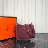 Hermes Evelyn Suede Bag Mini