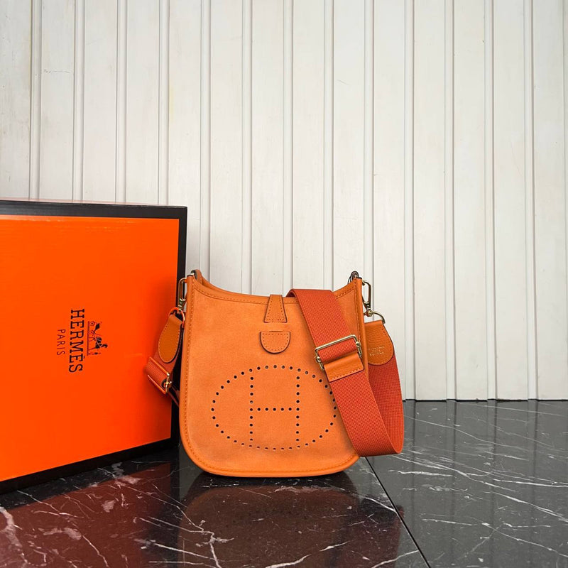 Hermes Evelyn Suede Bag Mini