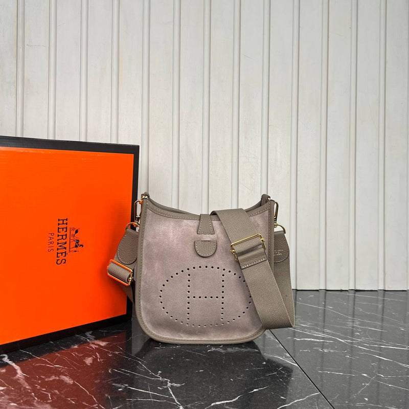 Hermes Evelyn Suede Bag Mini