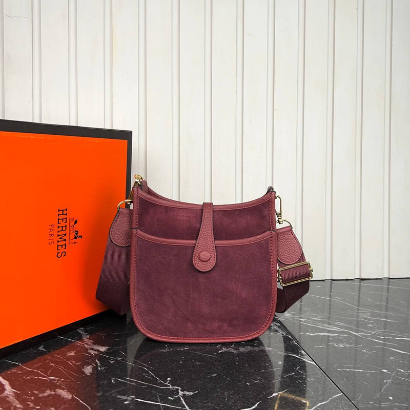 Hermes Evelyn Suede Bag Mini