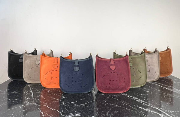 Hermes Evelyn Suede Bag Mini