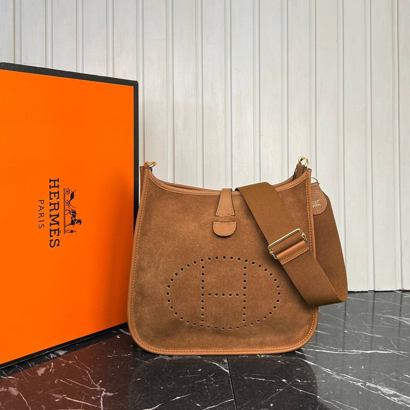 Hermes Evelyn Suede Bag Big