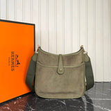 Hermes Evelyn Suede Bag Big