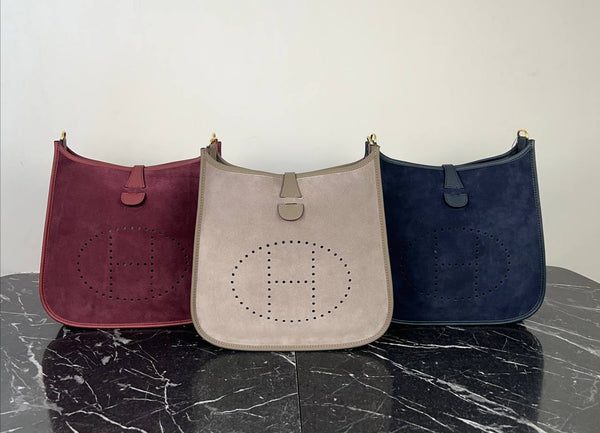 Hermes Evelyn Suede Bag Big