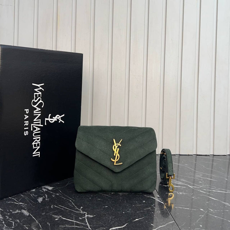 Saint Laurent LouLou Suede Bag Small