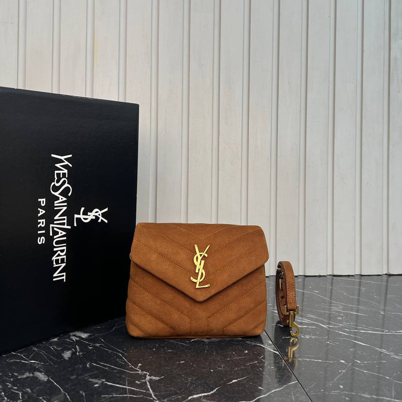 Saint Laurent LouLou Suede Bag Small