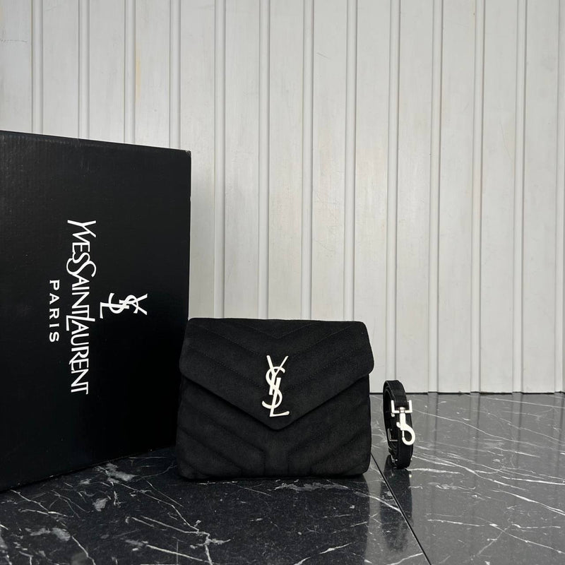 Saint Laurent LouLou Suede Bag Small