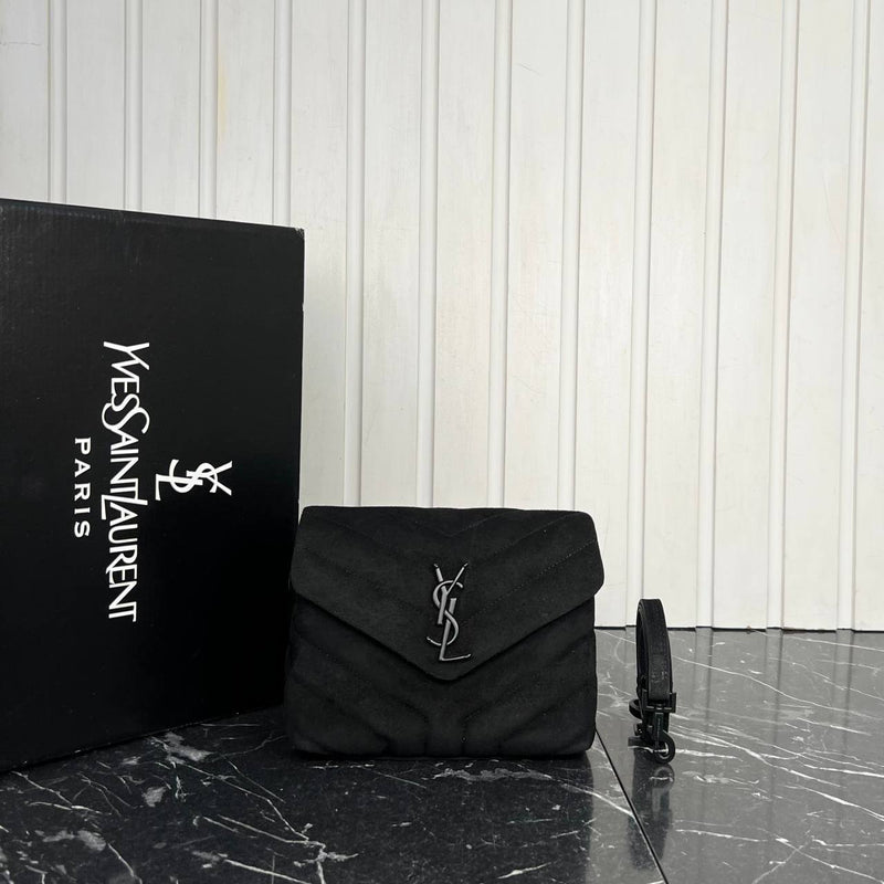 Saint Laurent LouLou Suede Bag Small