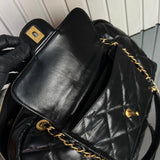 Chanel Bowling Bag in Quilted Calfskin Big