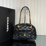 Chanel Bowling Bag in Quilted Calfskin Medium