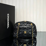 Chanel Bowling Bag in Quilted Calfskin Medium