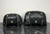Chanel Bowling Bag in Quilted Calfskin Medium