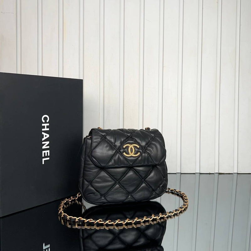 Chanel Bubble Quilted Shoulder Bag
