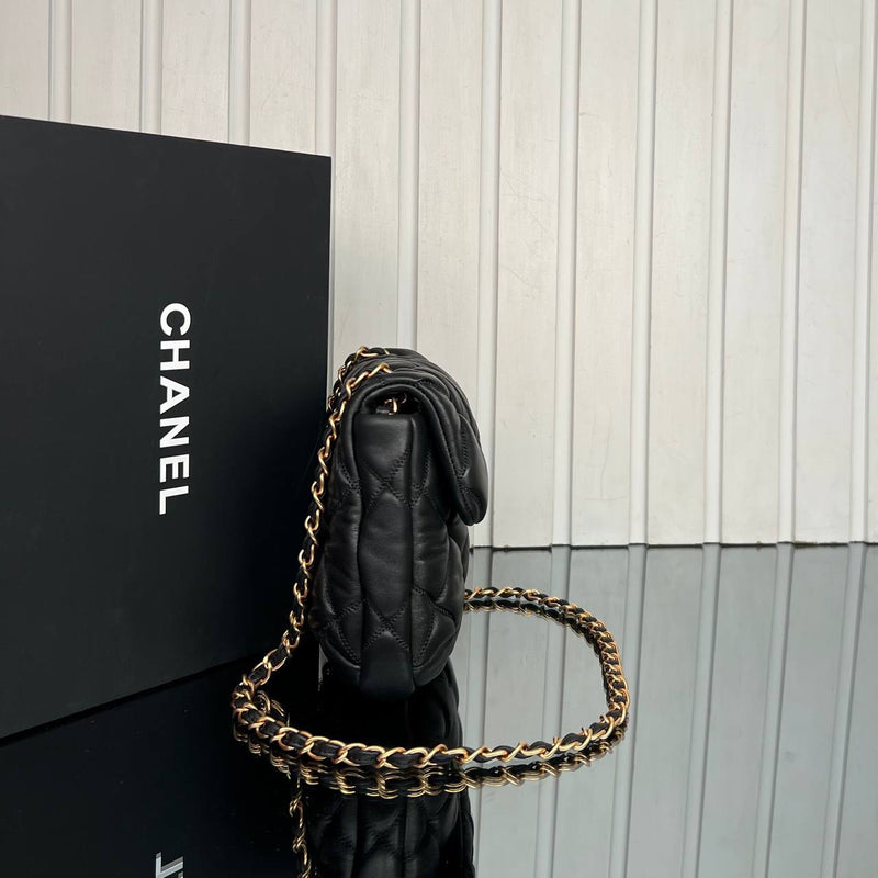 Chanel Bubble Quilted Shoulder Bag