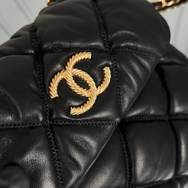 Chanel Bubble Quilted Shoulder Bag