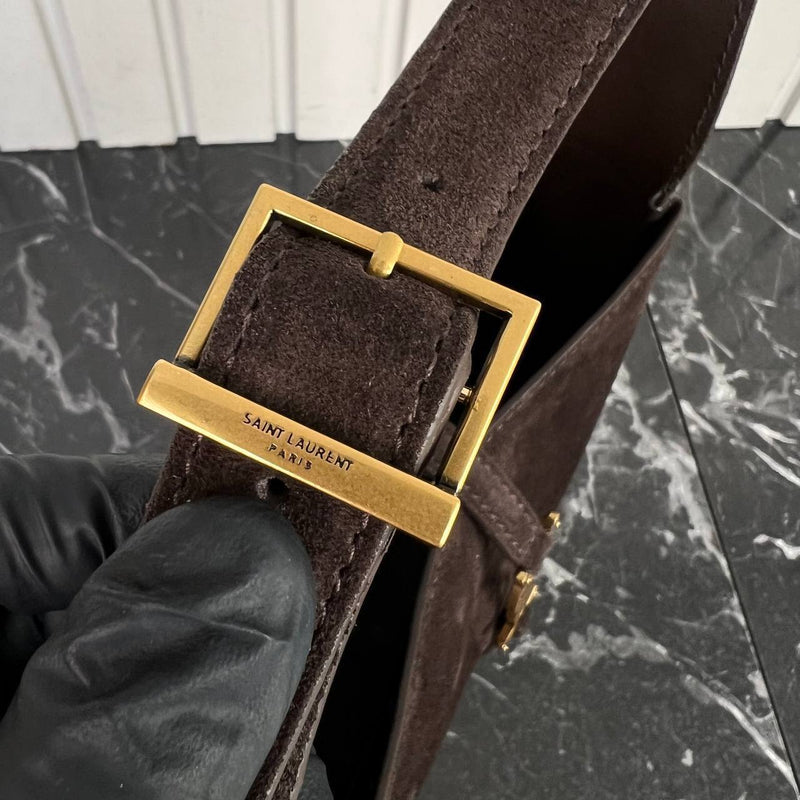 Saint Laurent Le 37 Small Suede Bag