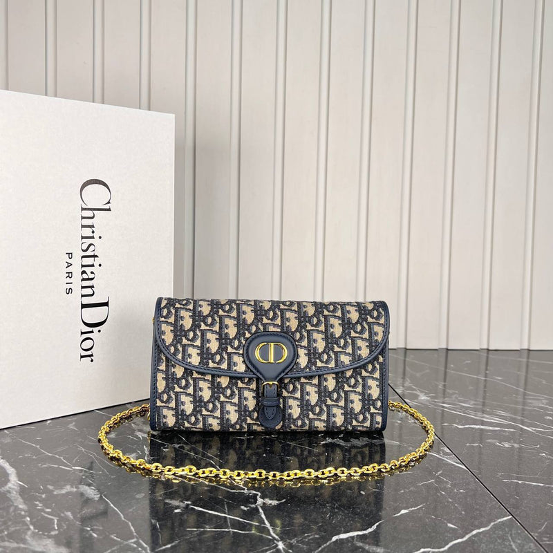 Christian Dior Bobby East Pouch with Chain