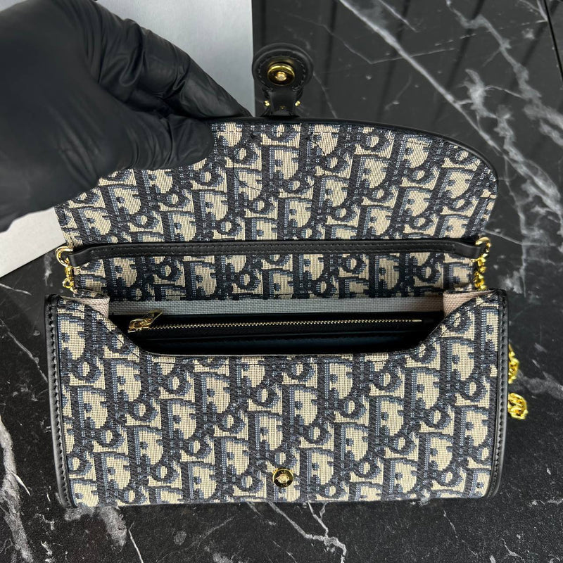 Christian Dior Bobby East Pouch with Chain