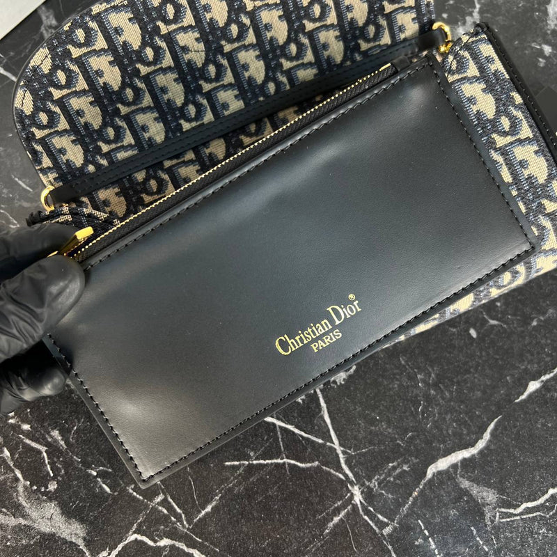 Christian Dior Bobby East Pouch with Chain