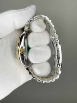 Rolex Date Just 31mm Jubile Gold Stone Steel Roma