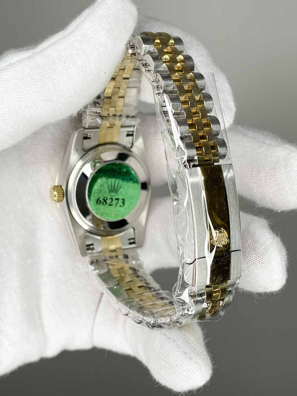 Rolex Date Just 31mm Jubile Stone Gray