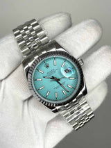 Rolex Date Just 36mm Jubile Blue