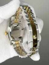 Rolex Date Just 36mm Jubile Gold Steel Stone