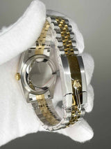 Rolex Date Just 36mm Jubile Green & Gold - Women's