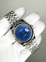 Rolex Date Just 36mm Steel Blue