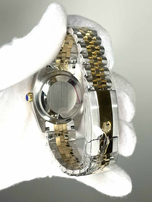 Rolex Date Just 36mm Steel Gold Roma