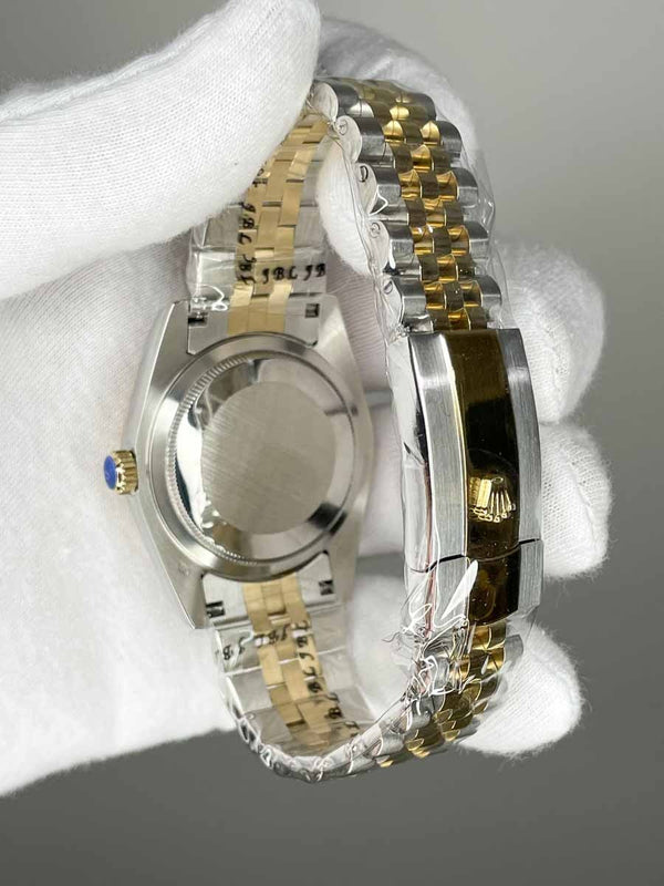 Rolex Date Just 36mm Wimbledon Jubile Yellow Gold